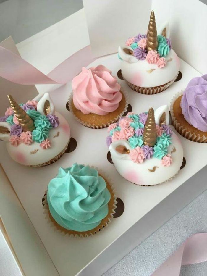 lezzetli unicorn kek - farklı çeşitleri var