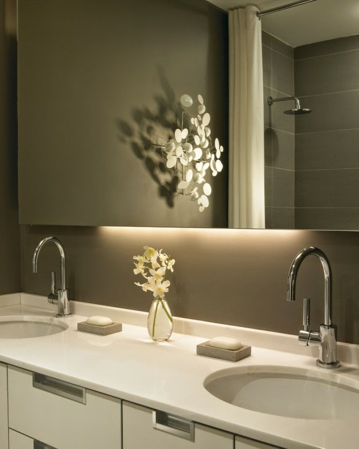 Banyo ve dekorasyon için LED dolaylı aydınlatma