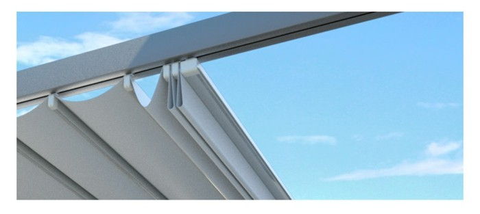 Leiner-pergolė-sistema konfigūravimo atsparūs sulankstomos stogo