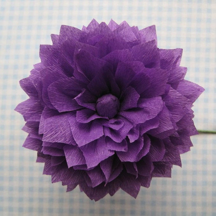 lila-flower-hantverk idéer-från-papper Gorgeous foto