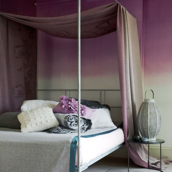 lilla-roms-elegant utforming på sengen-Throw