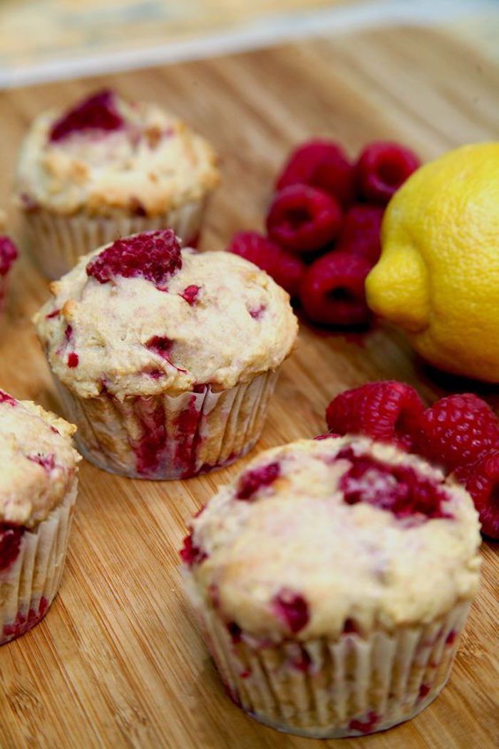 Muffins med jordbær, lav carb dessert, sunn, yummy