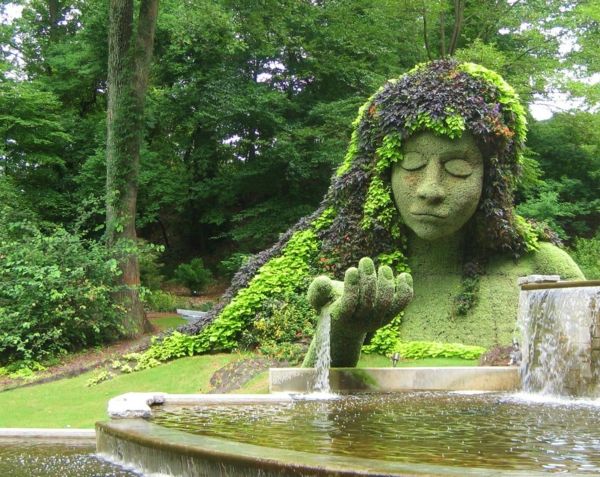 Funny-gartenfiguren-Atlanta-botanická záhrada,