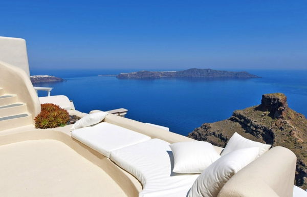 lyxiga studior villa-in-Santorini