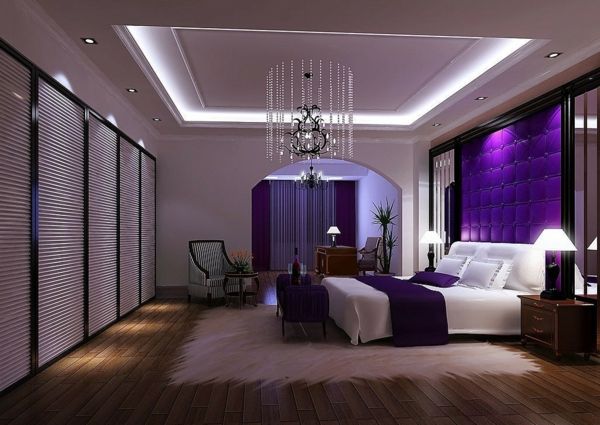 lyxig design sovrum anläggning-underbara idéer till utformningen
