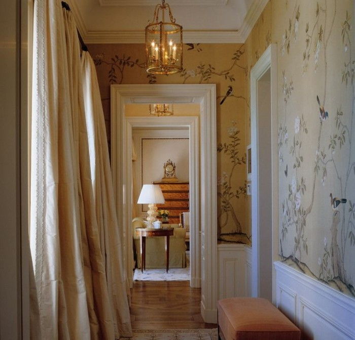 luxusné interiéry pastel farebné ročník svetla-štýlový, tapeta