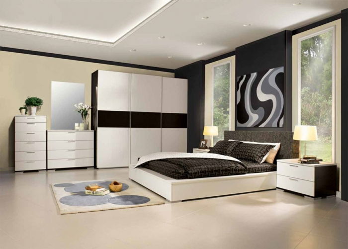 razkošje spalnica pohištvo, zelo moderno