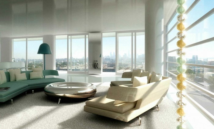 luksus-stue-attraktiv hvit-design-glassvegger