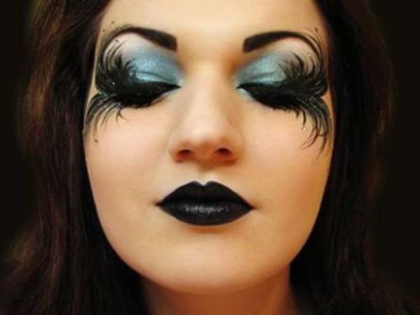 make-up-med-halloween-make-up-lange øyenvipper