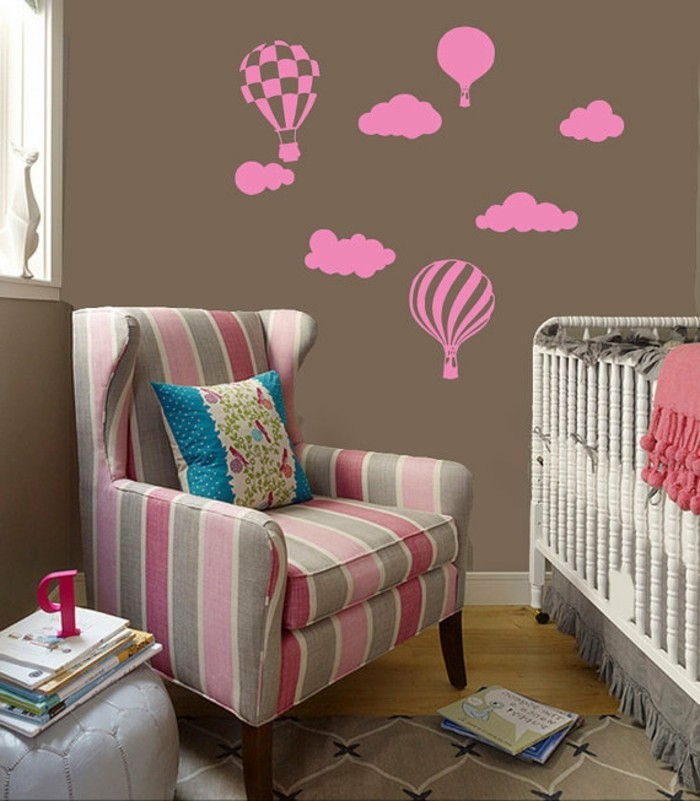 girl-wallpaper-in-madchenzimmer super kreativa dekoration