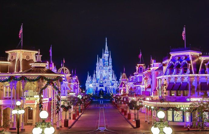 immagine fiabesca del castello Disney
