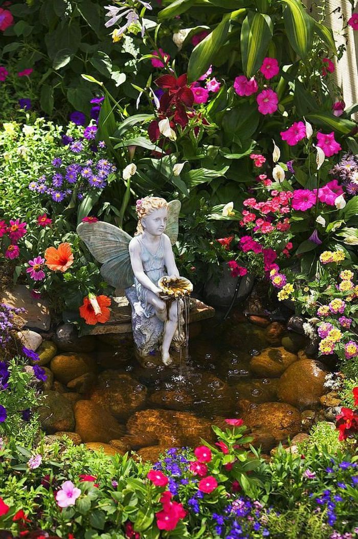 Čarobni vodnjak Garden Flowers kip