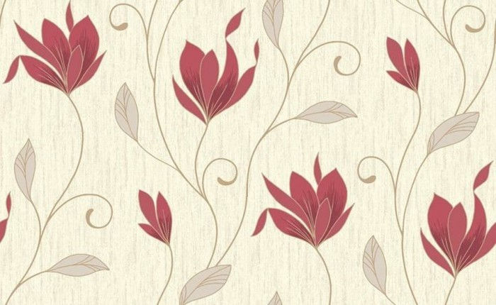 magnolia-färg mycket-vackra-elegant verkande tapeter