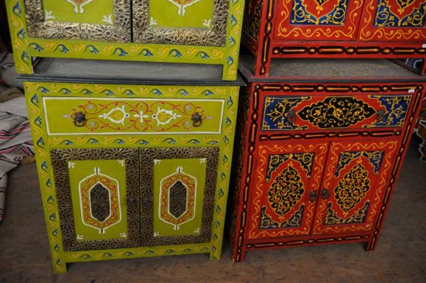 Marocan-mobilier-colorate dulapuri