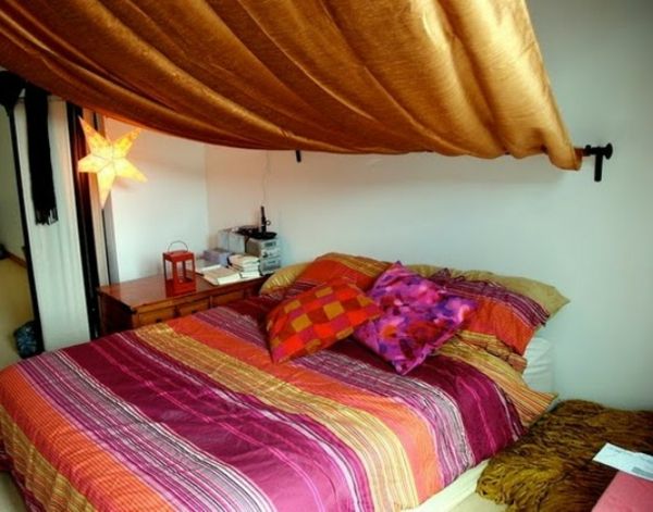 Marockansk möbler färgstarka sängar