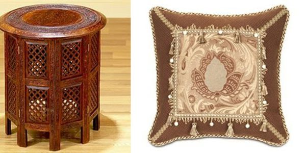 Marocan-mobilier-o pernă-