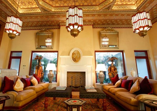 Marocan-mobilier-tavan înalt-the-dormitor