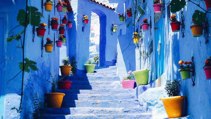 marocchino luoghi di interesse un posto dove andare a fare una passeggiata le stradine dei fiori di rabat che deco le decorazioni stradali