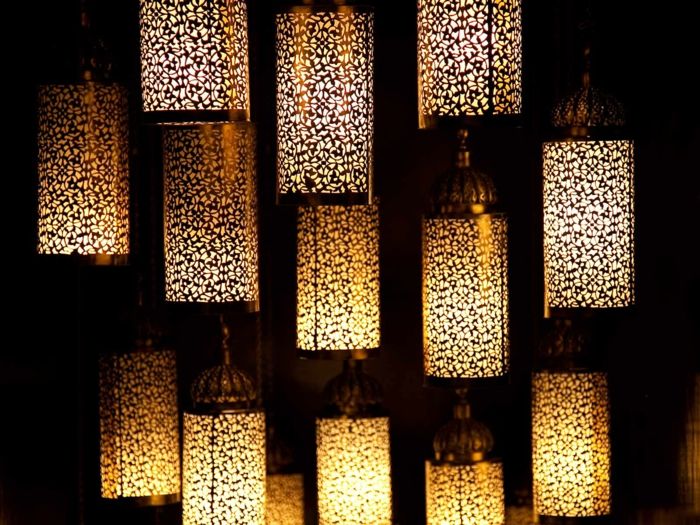 Marokkansk lampe eksotisk kreativ-nice-mystisk