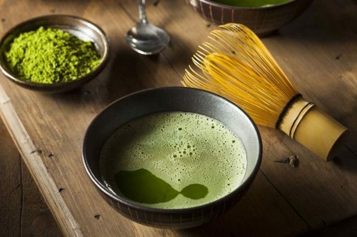 matcha čaj-recepty-matcha zelený čaj, nápojov a práškové-idea-for-vegan-life