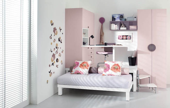 Cool idéias de móveis em cores sutis rosa roxo azul cinza armário idéias wanddeko wanddeko adesivos