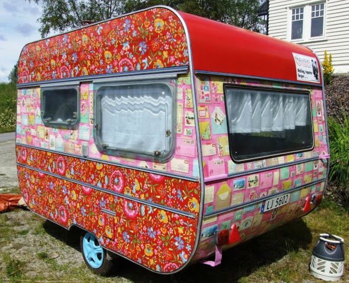 mini karavanas-cool spalvingas modelis
