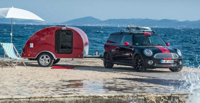mini Caravan super gražus modelio-by-the-Sea