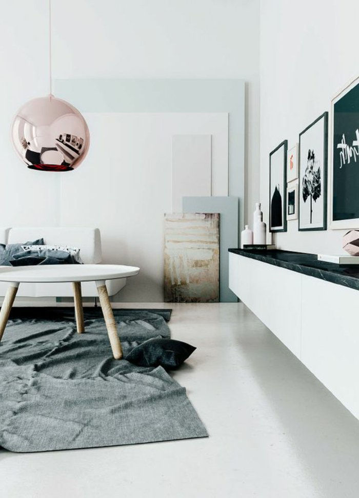 minimalistično opremljeno dnevna soba-z-mala-lestvice