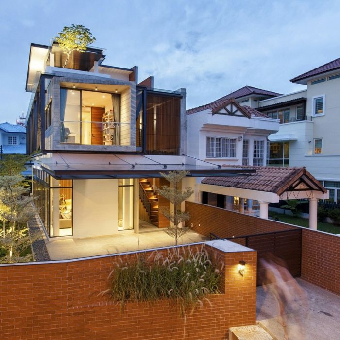 case casa model-build-frumos-modern-dublu