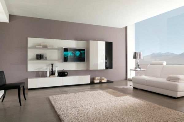 Moderné farby-by-the-obývacou Gray