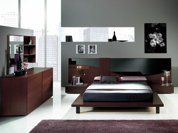 -modern-sovrum möbler-för en bra miljö