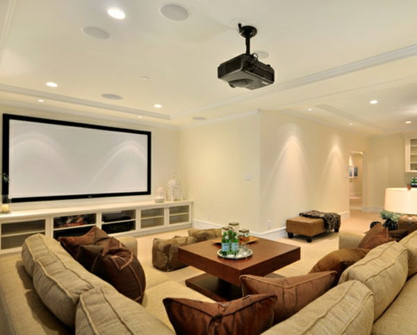 Parede moderna cor-de-um-chic-and-aconchegante apartamento de design sala de estar