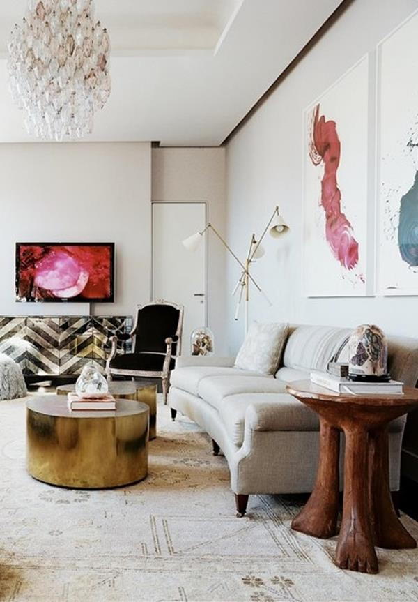 Moderný - wall design-for-a-krásny žijúci izba-