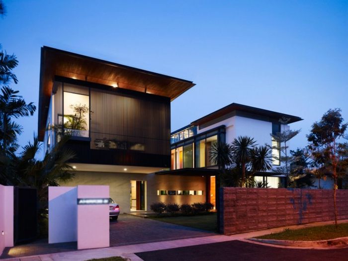 modern arhitect case-cu-un-plat acoperiș