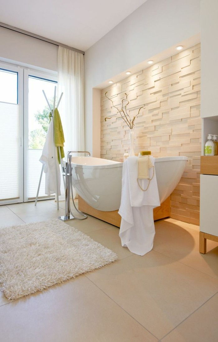 Nowoczesne łazienki-design-and-udekorować-biało-piękny kolor z jednej kąpieli