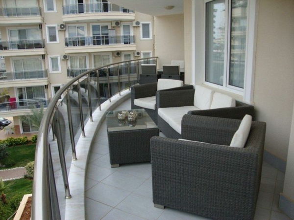 modern balkongmöbler-rotting-balkong-idéer-för-utanför-balkong design