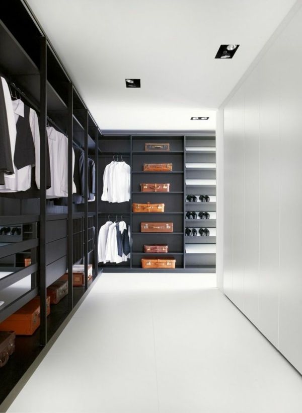 modern-walk-in closets-of-dark-wood