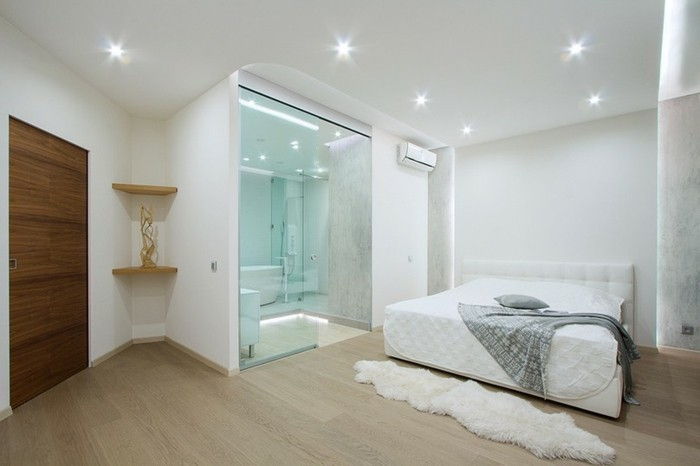 šiuolaikiniai lubų šviestuvai-in-balta-miegamasis