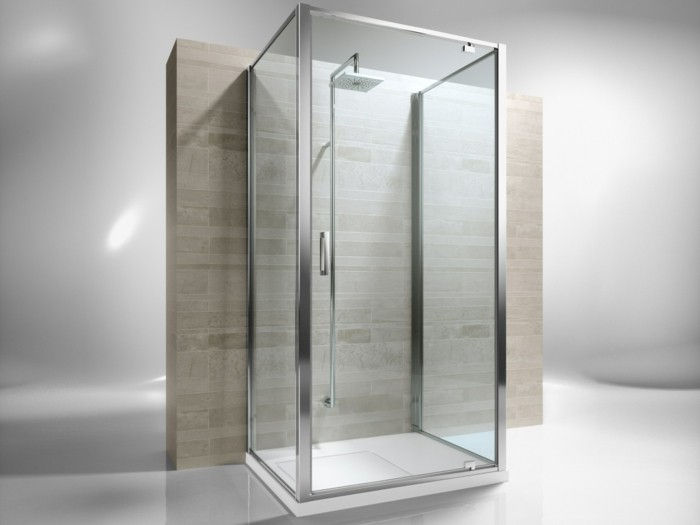 moderný sprchový kút-of-sklo-pra-design