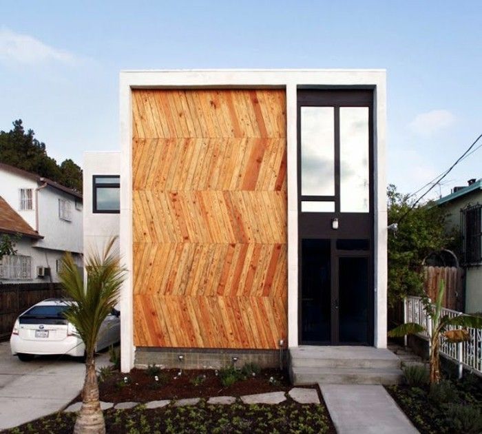 moderne de fatade-este-aici-un-modern-fațadă-de-lemn