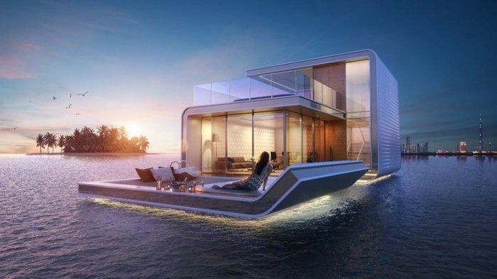 Au-fațade moderne de fațadă și-plutitoare-case-pot-si-a-unique-