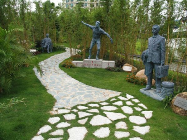 Bronzové sochy v Shenzhen Garden Expo Park