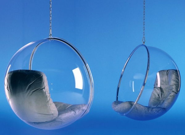 modern sfäriska hängande stol-of-glas