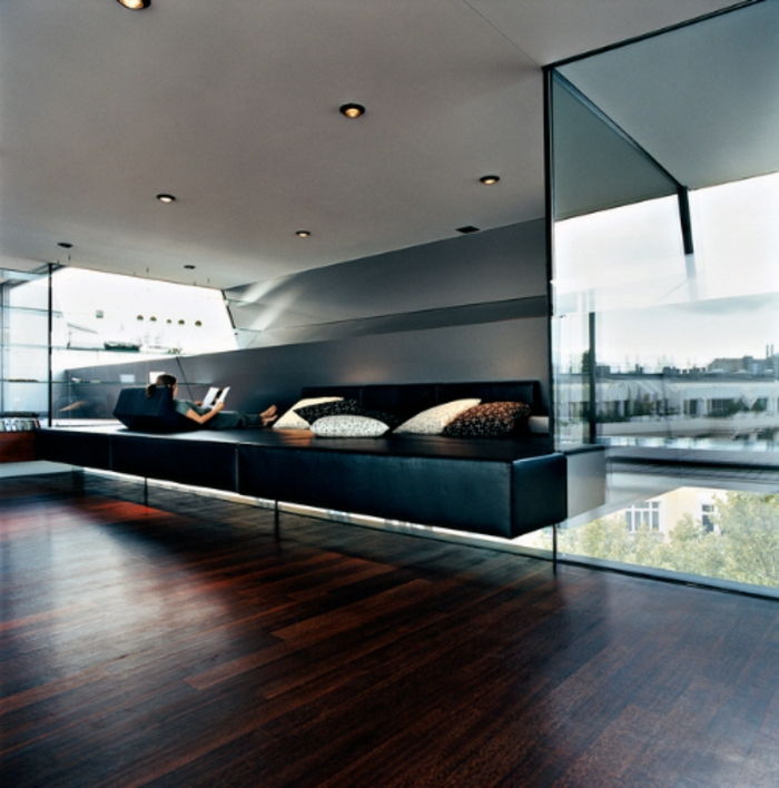 moderné dekorácie interiéru, podlahy z dreva,