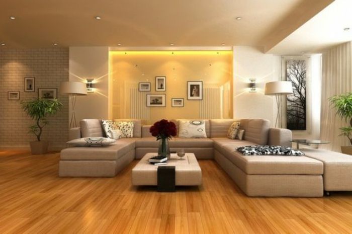 moderný nábytok a vybavenie interiérov-nepriame osvetlenie