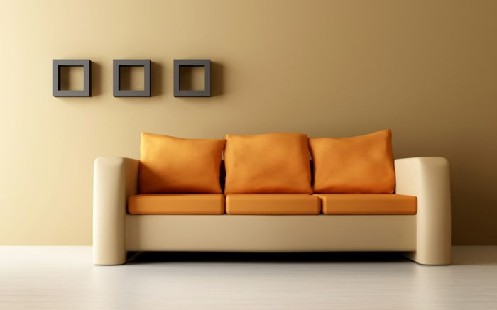 moderné dekorácie interiéru-červeno-sofa-and-article-to-the-múr