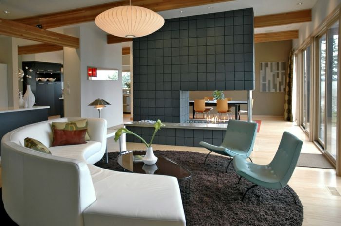 šiuolaikinės interjero baldai-gražus dizainas-mėlyna-balta-sujungti