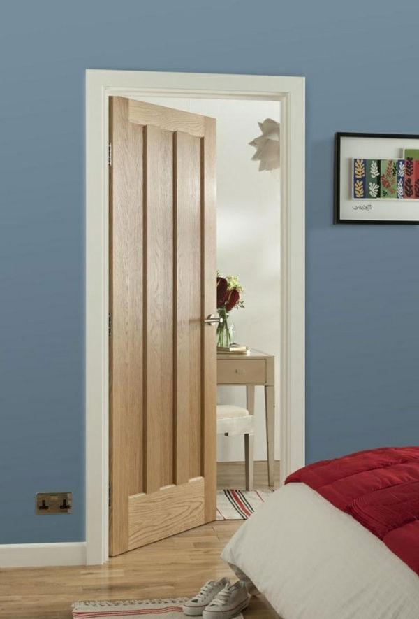 moderna innerdörrar-för-hem-inredning dörrar trä-design-idé-