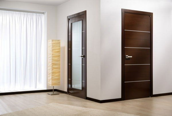 -Modern-innerdörrar-för-hem-inredning dörrar trä-design-idé