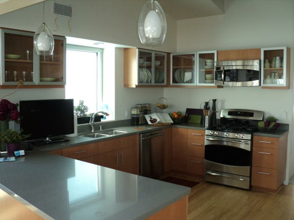 moderno-cozinha-mobiliário-janela-brilhante design